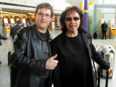 Tony Iommi na targach MusikMesse we Frankfurcie.